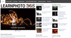 Desktop Screenshot of learnphoto365.com